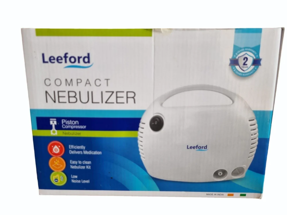 Leeford Compact Nebulizer Machine with Dry Piston Compressor | Portable Nebulizer for Adults & Children | Effective Relief for Asthma, COPD, Cold & Congestion | 2-Year Warranty — image 3