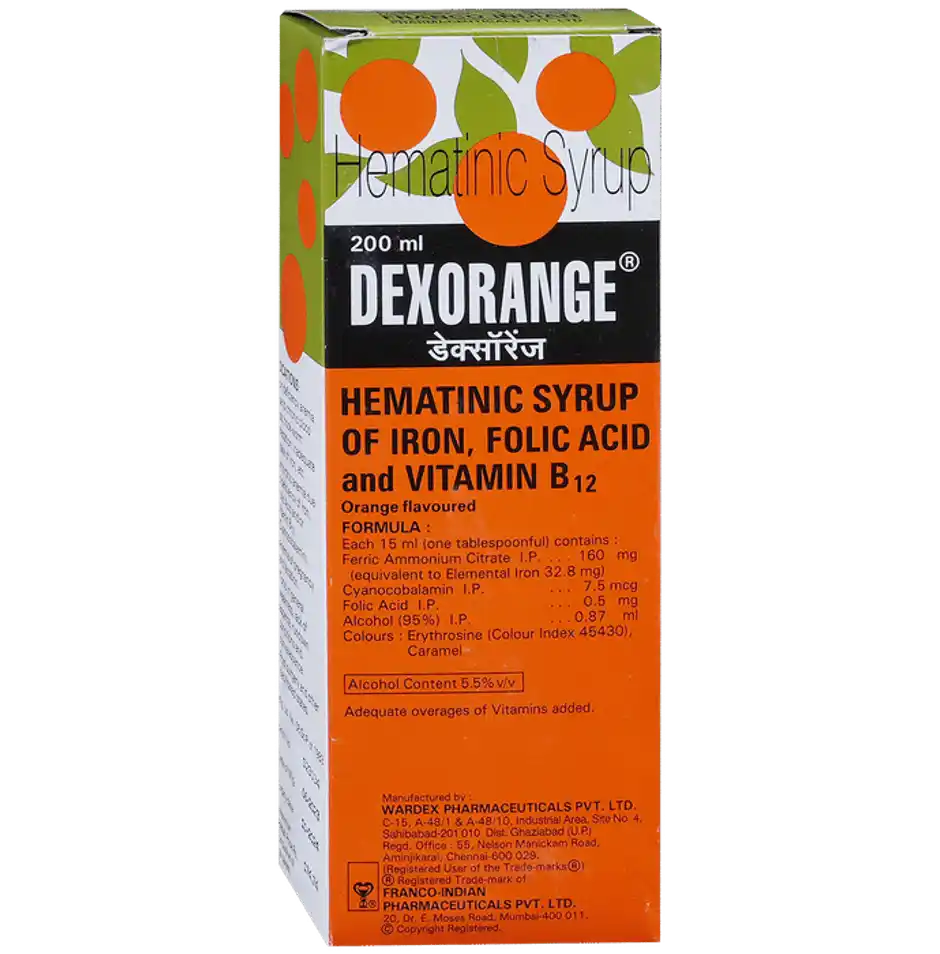 Dexorange Hematinic Syrup 200ml — image 2