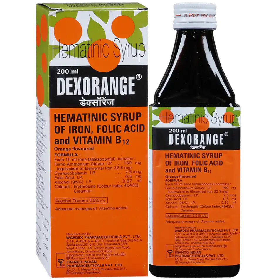 Dexorange Hematinic Syrup 200ml — image 3